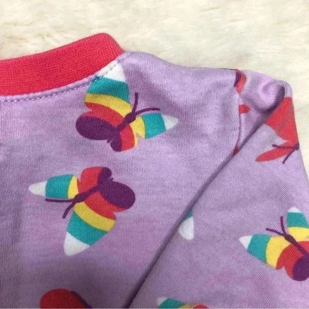 Pekkle Footed Onesie  Pajamas Purple/Pink Size 3 Months - Picture 14 of 16